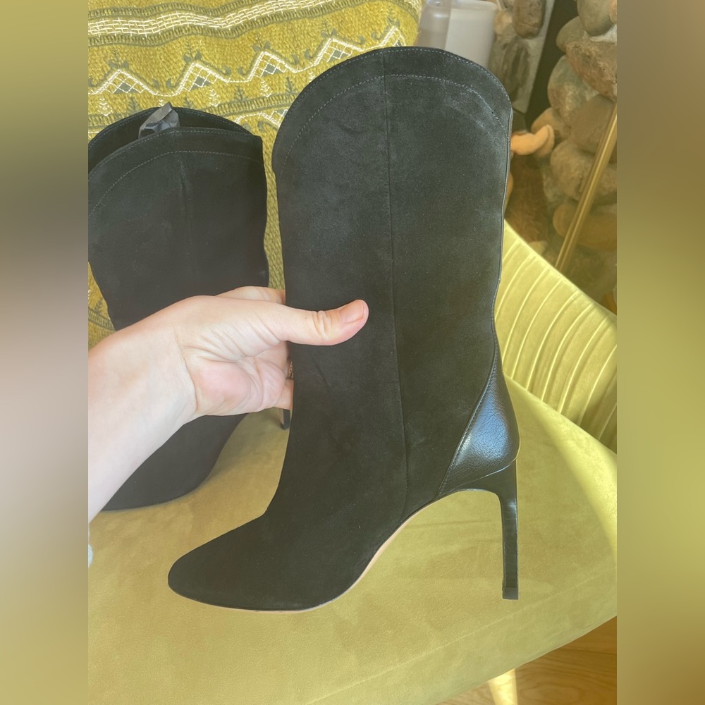 Ba&sh Coppelia Boots size 36 Black Suede